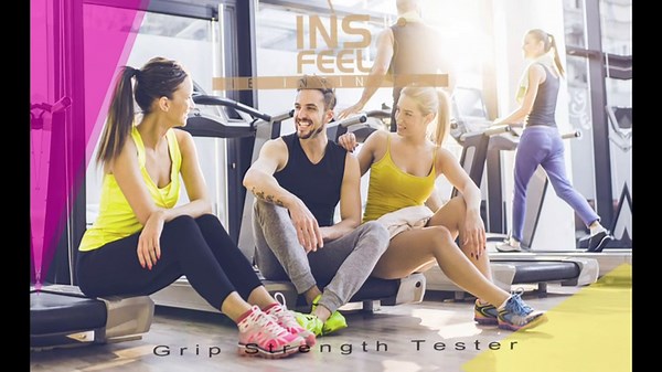 Hand Dynamometer Grip Strength Trainer Tester - Forearm Measurement Meter Strengthener Exerciser for Training Crossfit Weightlifting Finger Power Physical Therapy - 287 Lb / 130 Kg Capacity (Blue)