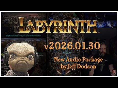 Labyrinth Pinball v2026.01.30 Gameplay Stream | Barrels of Fun | New Audio Package!