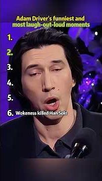 Adam Driver's funniest and most laugh-out-loud moments.#funny#celebrity#AdamDriver#foryou