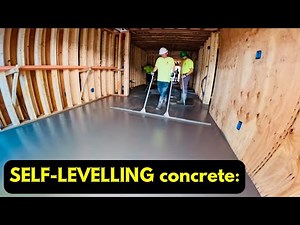 PUMPING CONCRETE: SELF-LEVELLING concrete floors!!!