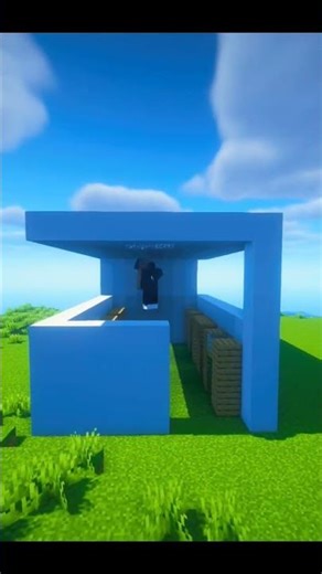 Minecraft small morden house design #trending #minecraft #viral #build #shorts