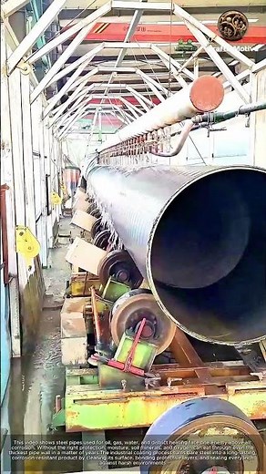 How Massive Steel Pipes Are Protected From Corrosion: The Industrial Coating Process