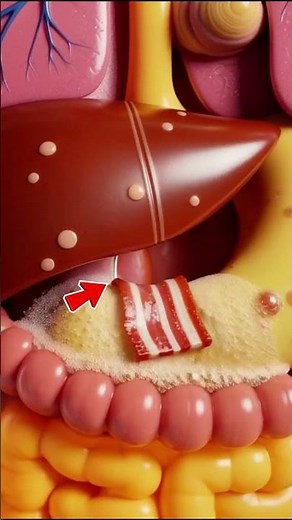 What REALLY Happens to Bacon in Your Stomach | 3D Animation