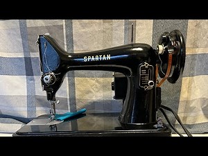 Spartan Vintage Sewimg machine cleaning & oiling tutorial video ￼