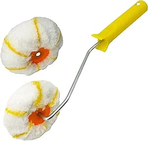 Corner Paint Roller, 3pcs Drywall Corner Edger Painting Rollers Kit, Corner Painting Tool for Home Office Wall Painting Decoration