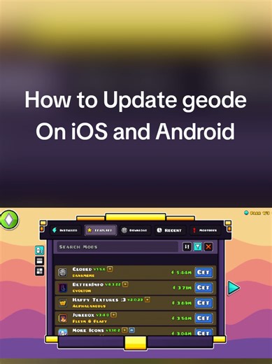 How to Update Geode on iOS and Android Devices