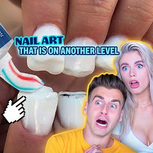 731K views · 5.7K reactions | Nail Art That Should NOT Exist ft. My Girlfriend!  | Reaction Time | Facebook