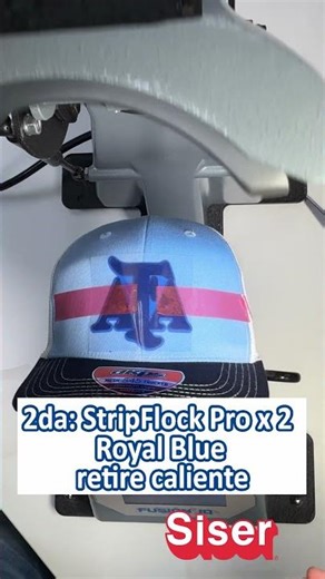Estampado de gorras con Brick 600 y Stripflock Pro de Siser para un efecto 3D increible!