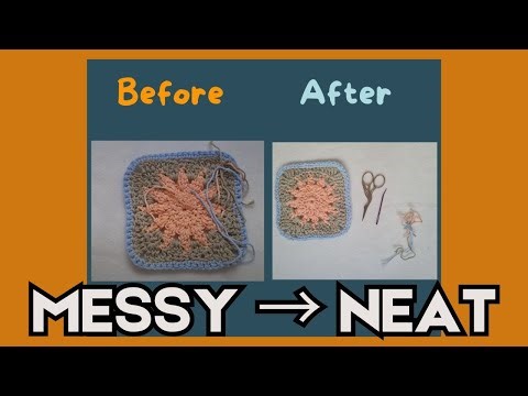 Weave in Crochet Ends Neatly | 3 Easy Methods Beginners Need
