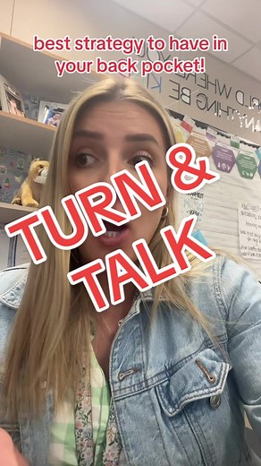 How often are you using the turn and talk in your classroom? Thought i’d share how i make this routine effective in my middle school class #classroommanagement #studentbehavior #studentengagement