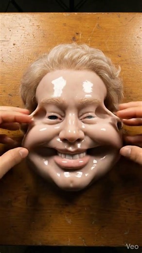 Satisfying Face Mask ASMR #asmr #satisfying #shorts