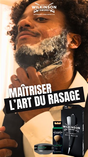 Le rasoir Straight Edge de Wilkinson Sword, c’est un rasage à l’ancienne🪒… mais toujours d’actualité. Un rituel précis, un style maîtrisé. ✨ À toi de jouer. #wilkinsonsword #StraightEdge #wilkinson #shaving #rasoir #barber #maîtresdeslames | Wilkinson