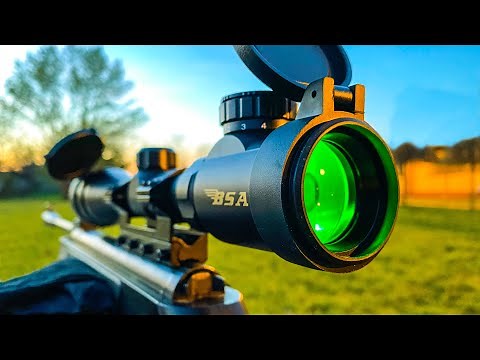 Optical Sight BSA Optics 4 16x44 Sniper Scope (Unboxing)