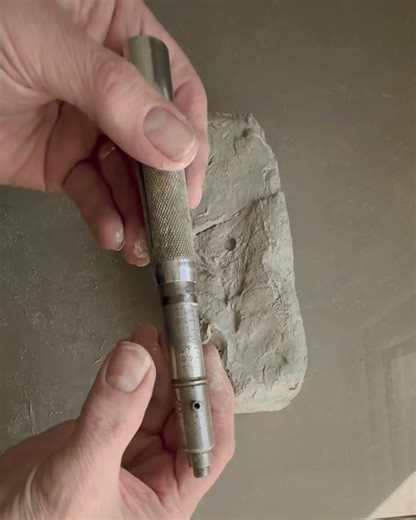 Penetrometer to test the hardness and softness of the clay used in pugging jollying of mugs & plates