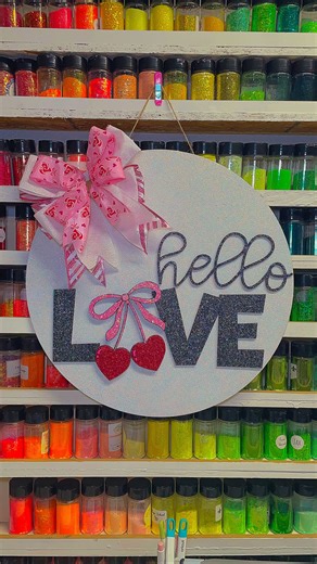 Mayra Aguilar | Laser | Teacher Gifts | 3D Printing | DTF | DIY on Instagram: "Is this not the cutest Valentine door sign ever?! 😍💕 For this project, I designed file using @silhouette.inc Studio, then imported it into @lightburnsoftware to cut on my @thunderlaserusa Nova 24. I love how easy it is to take an idea from design to finished laser cut decor! 💡 Creator tip: Use my @silhouette.inc code to save on their software! Upgrading to the Business Edition lets you export files as SVG and PNG, 