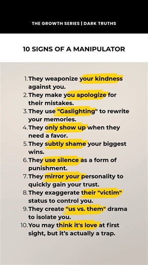 How To Spot Manipulation #psychology #tips #reels | EDU Mapsites