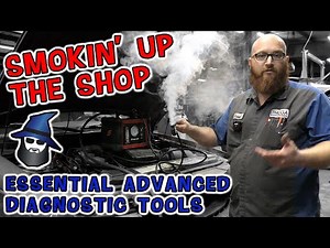 Smoking up the Shop! CAR WIZARD shows 3 essential advanced diagnostic tools he can't live with out!