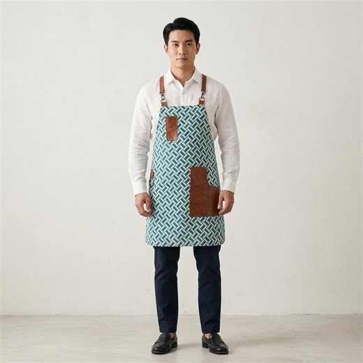 Professional Printed Canvas Chef Apron | Custom Design Kitchen Cooking Apron, Personalized Handmade Artist Barista Cafe Work Apron, Dad Gift - Etsy