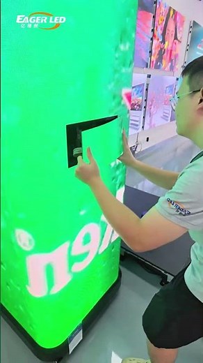 This type of LED module can be used to create displays of any shape#eagerled #leddisplay #ledscreen