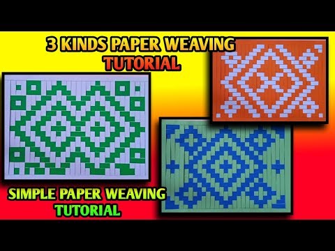 Paper Weaving Colour Tutorial for Beginners | Create Fun Mat Paper Weaving Designs