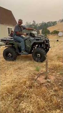 Unloading 2021 Polaris sportsman 450 HO utility package