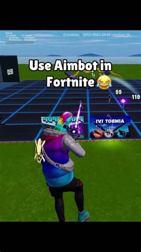 Fortnite creative map to use aimbot #fortnite #fortnitememes