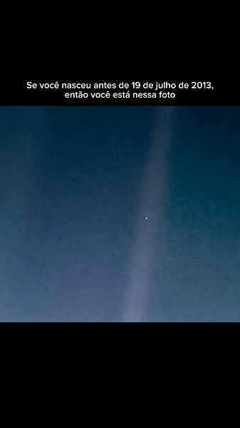 O pálido ponto azul 🌌