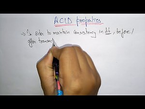 ACID properties database | Part -1/2 | DBMS | Lec-58 | Bhanu Priya