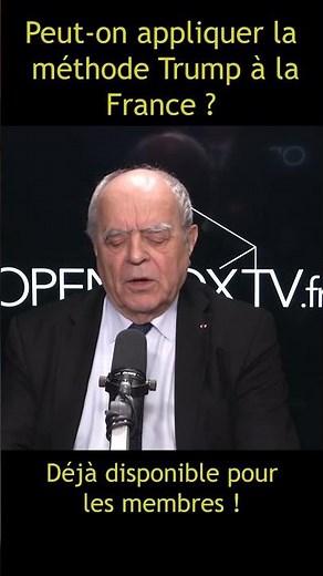 Peut-on appliquer la méthode Trump à la France ? (Bande-annonce)