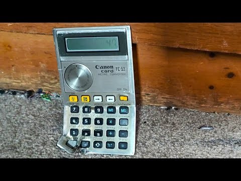 Smash Vintage Canon Card Calculator