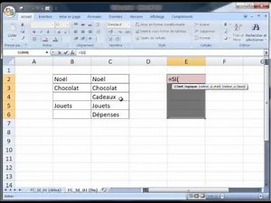 Combler un vide avec la fonction SI