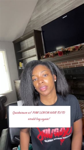 #pinklemon #pinklemonhair #quickweave #sidepartquickweave #sidepartquickweavetutorial #quickweavetutorial #fyp #foryoupage #elantouch #longhair