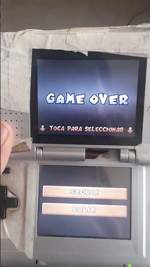 Super Mario 64 DS Game Over