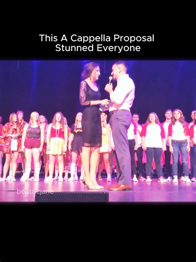 This A Cappella Proposal Stunned Everyone #acappella #proposal #promposal #surprise #emotion #feel #usa #fyp #fypシ #foryoupage