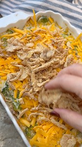 French Onion Broccoli Casserole https://aldentediva.com/french-onion-broccoli-casserole/ | Al Dente Diva Food & Recipes