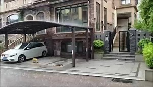 Outdoor Waterproof Carport Arched Roof Car Shelter Modern Design Garages