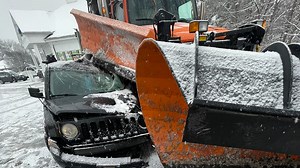 Car, snowplow crash in Ballston Spa