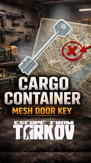 Cargo container mesh door key #escapefromtarkov