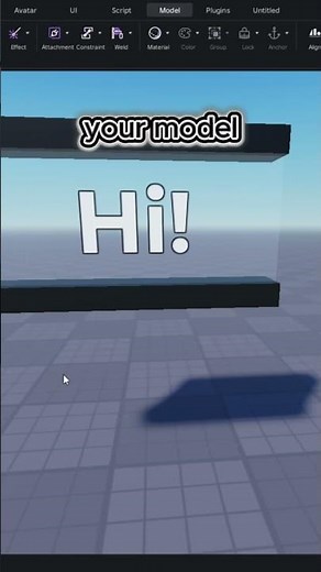 There is how to make a Floating effect model n Roblox Studio! #robloxstudio #float #roblox