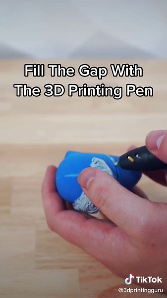 How To Weld Plastic With a 3D Printing Pen! 😲✍🏻👨🏼‍🏭 #3dprinting #welding #amongus #fyp #Diy