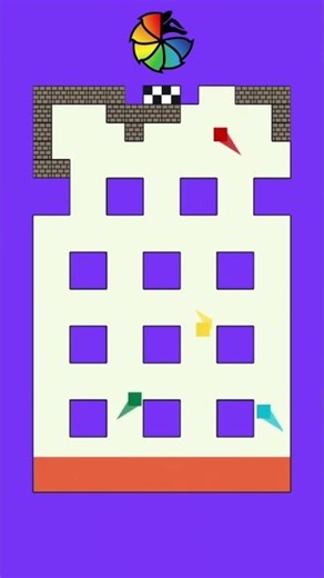 Break the walls - Square Race #180 #squarerace #squareracegame #bouncingsquare