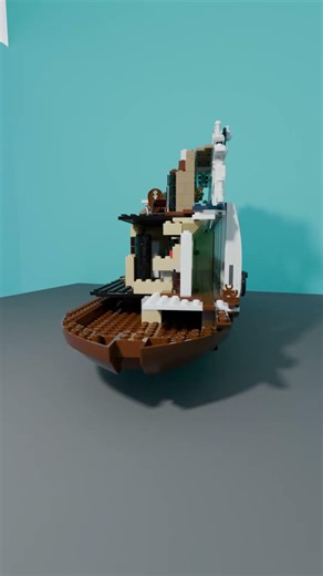 This LEGO Paddle Boat Build Snaps Together Perfectly #lego #funfacts #satisfying #shorts