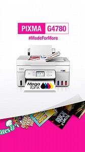 8.4M views · 79K reactions | From custom t-shirts to personalized mugs and cool ID cards, the PIXMA G4780 helps you create everything needed for the ultimate college fest experience. Campus gear that’s always #MadeForMore. #GoBeyond #CanonMegaTankPrinters #InkTankPrinters #Printer #CanonIndia #DelightingYouAlways #CANwithCanon #CanonPIXMAPrinters #DIY #G4780 #PIXMAG4780 #CANONPRINTERS #MadeForMore | CANON India | Facebook