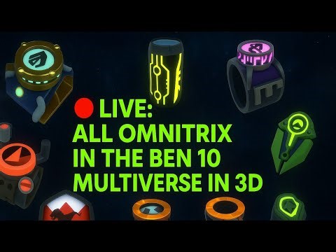 All Omnitrix in the Ben 10 Multiverse in 3D | Ultimate 4K Showcase & Fan Experience!
