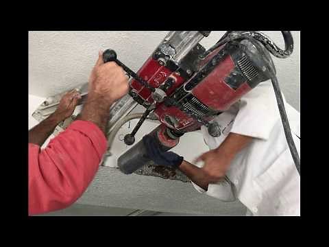 Horizontal Coring in Beam or Concrete Member