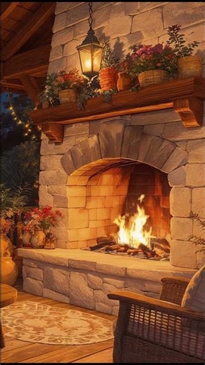 Cozy Sunset Fire 🔥 Relaxing Campfire Moments