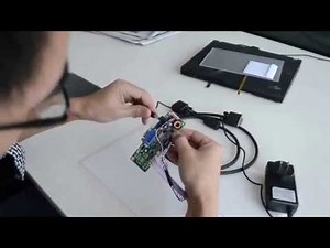 How to use LVDS VGA Control Driver Board Kit