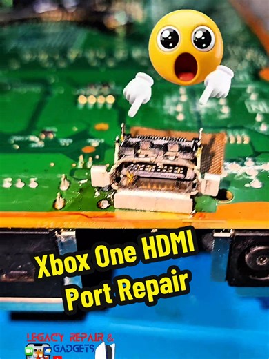 xbox one HDMI Port Repair #creatorsearchinsights #repair #legacyrepairandgadgets #xbox #xboxone