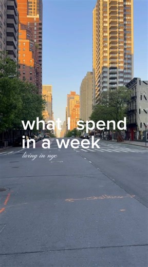 NYC Spending: A Week in the Life of a 23-Year-Old
