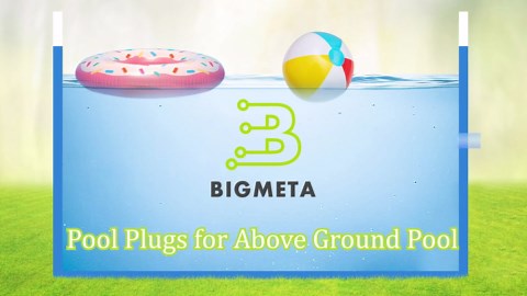 Bigmeta 6 Pcs Pool Pump Filter Hole Plugs for Above Ground Pool, Compatible with Intex Coleman Bestway Pools(Black)